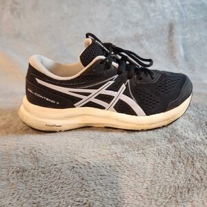 Asics Shoes Womens 7 Wide Black Gel Contend 7 Sneakers 1012A910